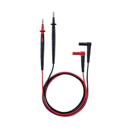 Testo 1 set of standard measuring cables angled plug, tip Dia. 4 mm, tip length: 18 mm. 0590 0011